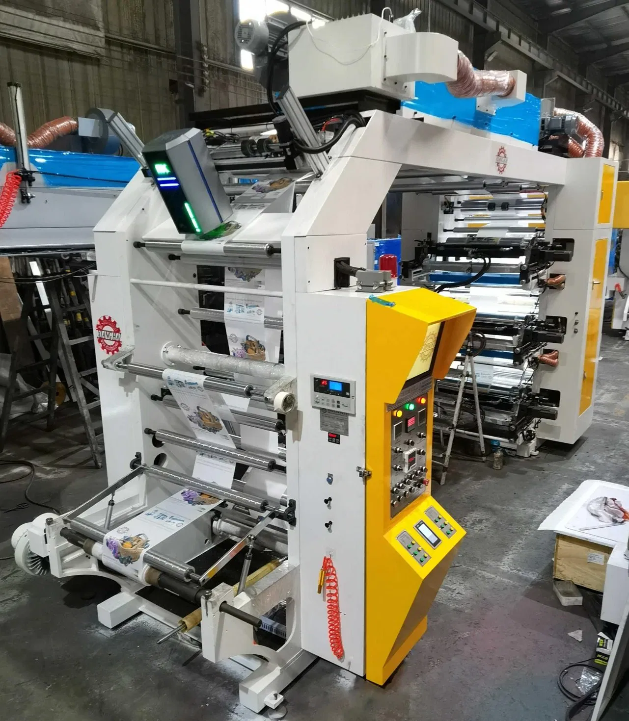 Process-Integrated 6-Color Belt Flexo System Pre-Treatment Printing for OPP/BOPP/PE/Paper/Nonwoven