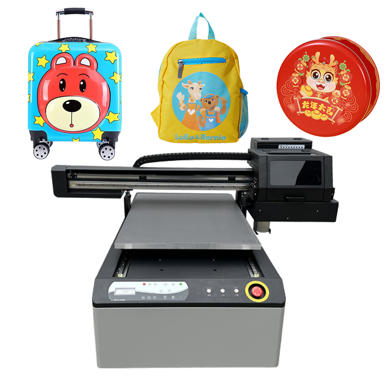 Flatbed UV Printer 6090 Size Printing Machine for Phone Case Bottles Various Promotional Items Printing