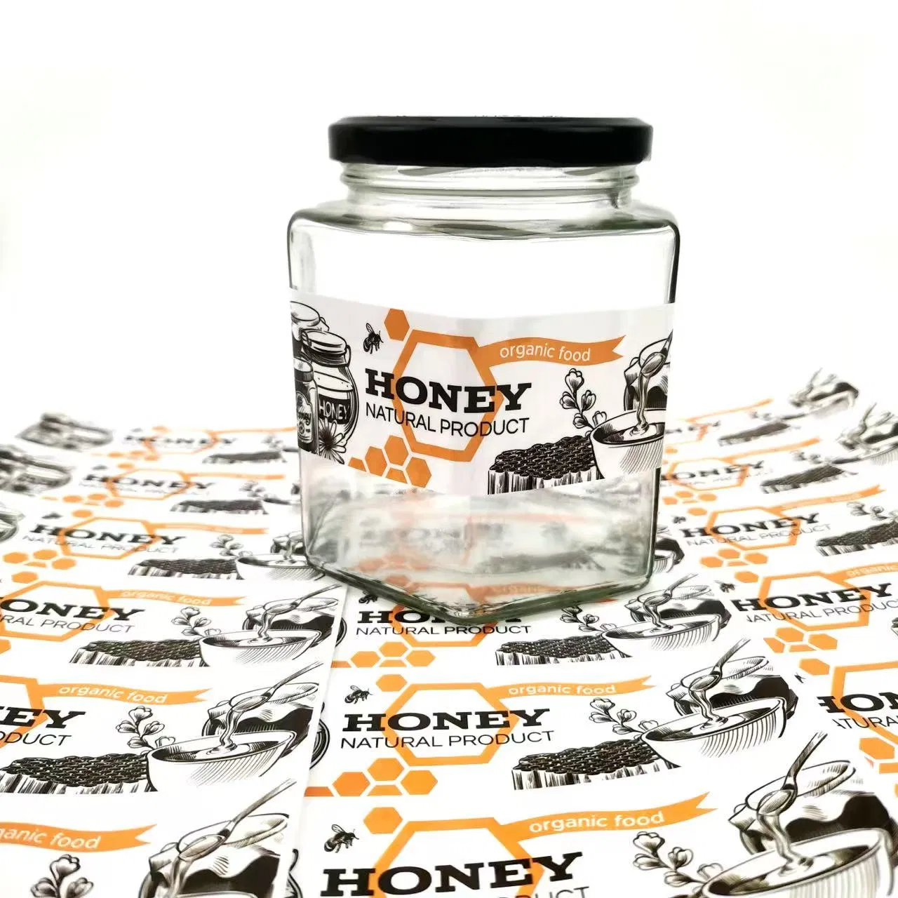 China Custom Logo Food Adhesive Digital Printing Label Stickers