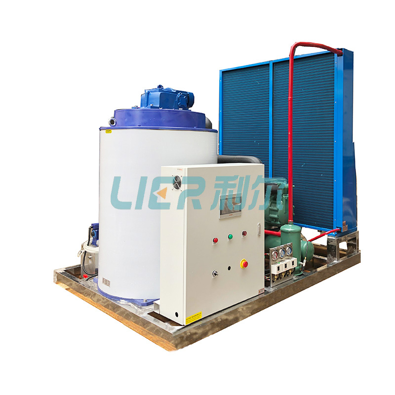 Supermarket Seafood Preservation 10t Commercial Flake Ice Systems