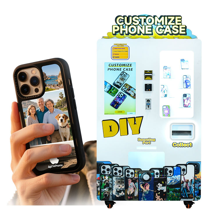on-Demand Printing Phone Case Vending Machine for Custom Designs
