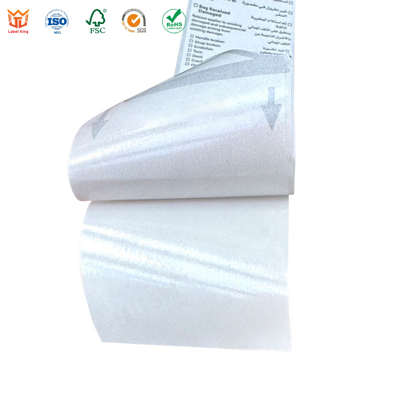 Custom Printed Airline Luggage Label Material for Airlines&Travelers