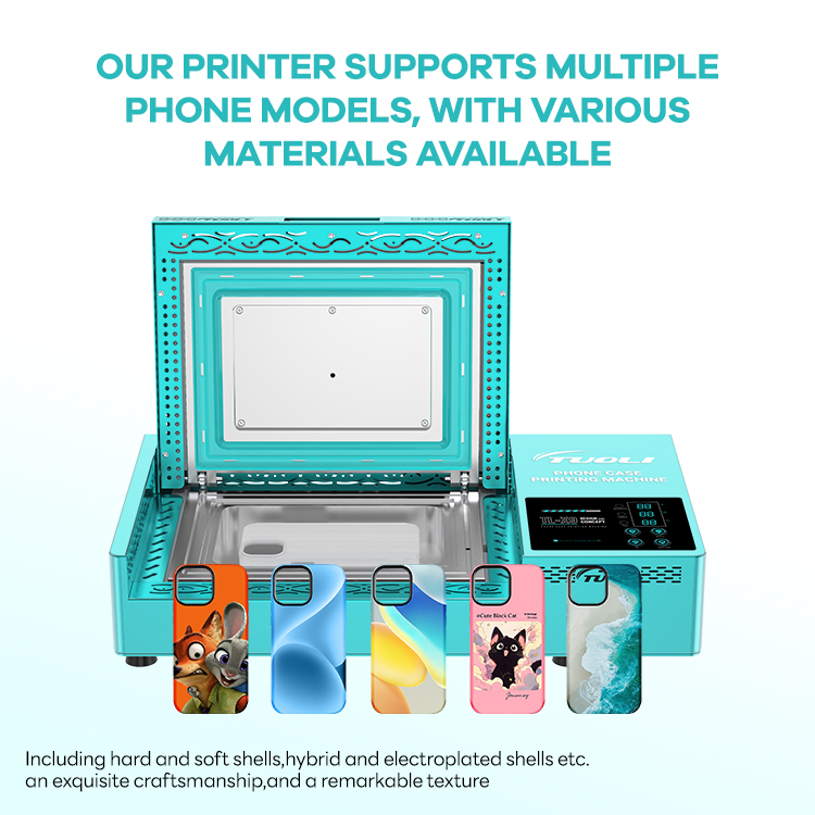 Tuoli Mobile Back Skin Cover Photo Printing on Demand Plain Cell Phone Case Printer Machine Starting a 3D Sublimation Best Business