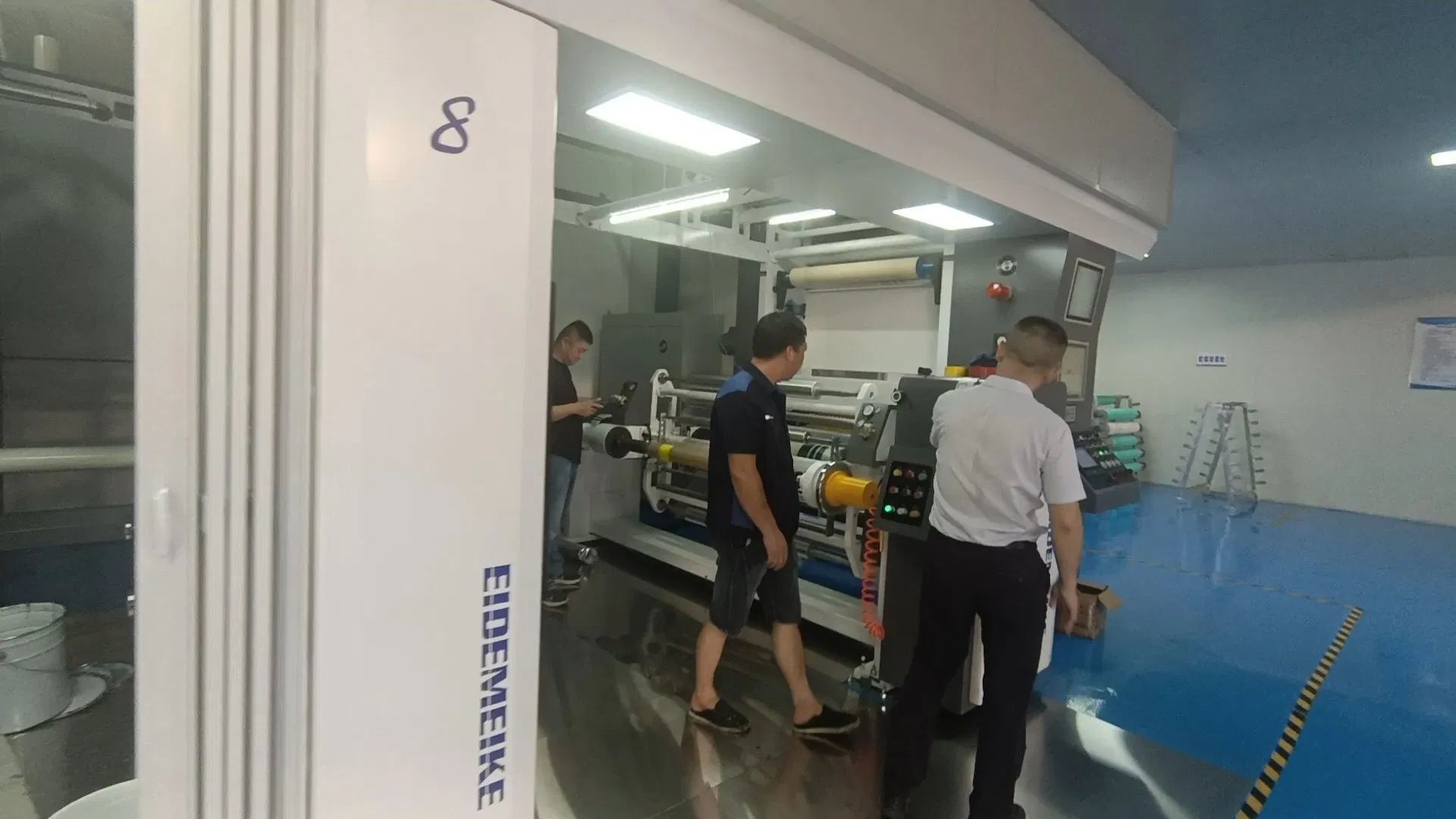 Electronic Shaft-Driving Gravure Printing Equipment for Food Bag Packaging with 400m/Min Printing Speed