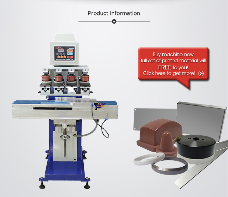 4-Color Semi-Automatic Pad Printing Machine, Diversified Printing Demands