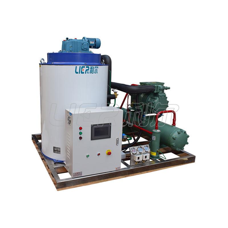 Supermarket Seafood Preservation 10t Commercial Flake Ice Systems