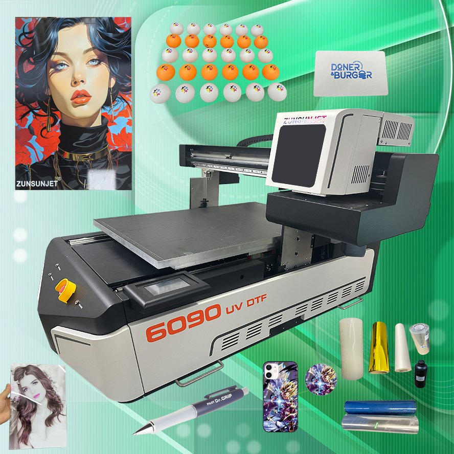 UV Flatbed Plotter Printer Metal Sheet Hybrid Single UV Dtf 60 90 13200 UV Flatbed Printer with Camera