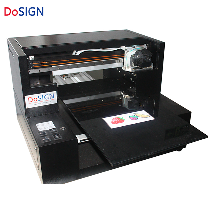 A2 A3 Size Small Format Desktop UV Flatbed Printing Machine