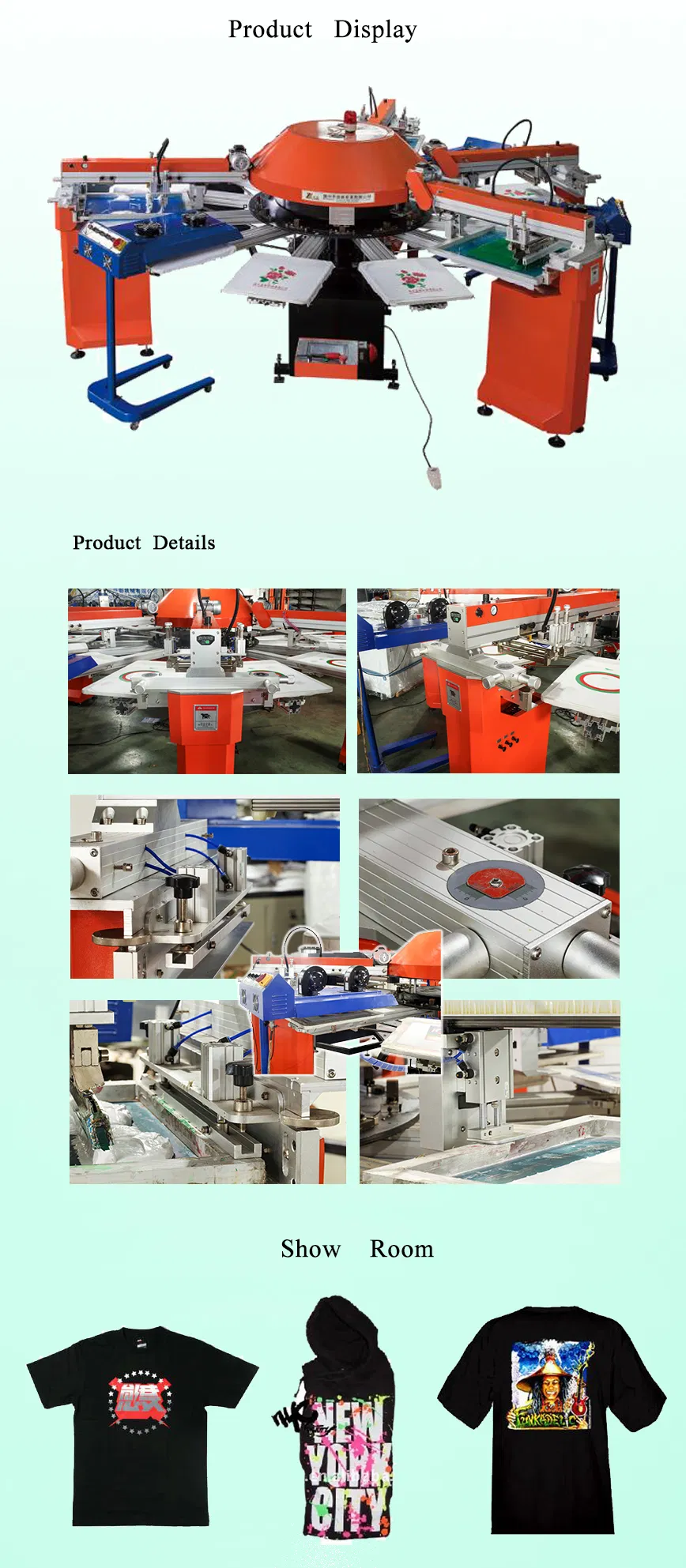 Automatic Textile Silk Screen Printing Equipment