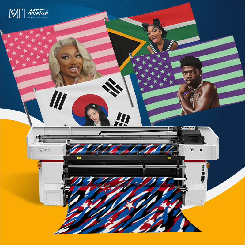 Mt Mtutech Industrial High Resolution Digital Fabric/Cotton/Silk Sublimation Textile Printing Machine