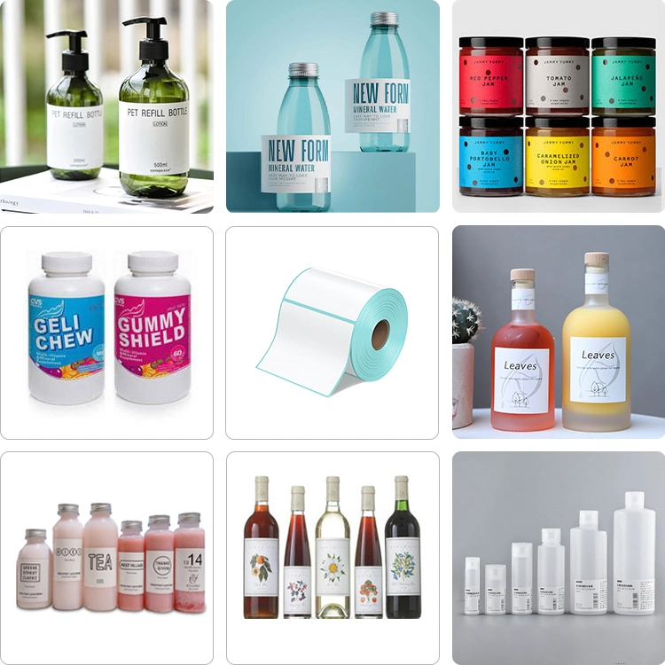 Hzpk Round Bottle Label Printing Labeling Machine for Small Business