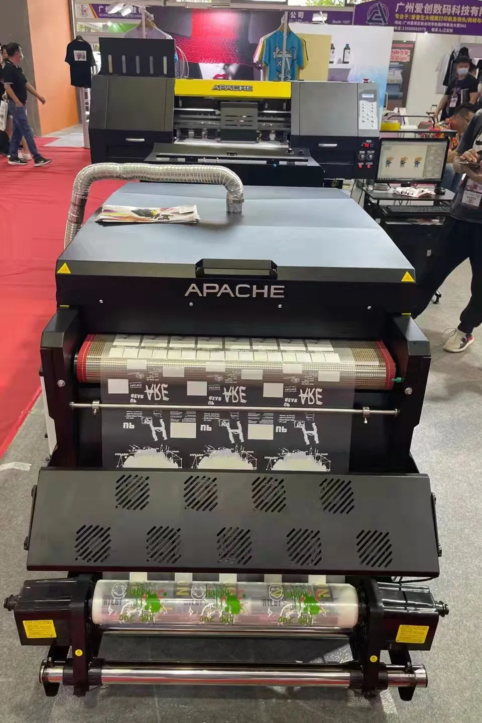 Dual 4720 Printhead Dtf Heat Transfer Printing Light-Dark Cotton Tshirt Printer Machine with White Ink