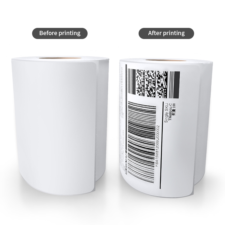 4X6 Direct Thermal Shipping Address Labels Roll 500 Pieces Self Adhesive Labels