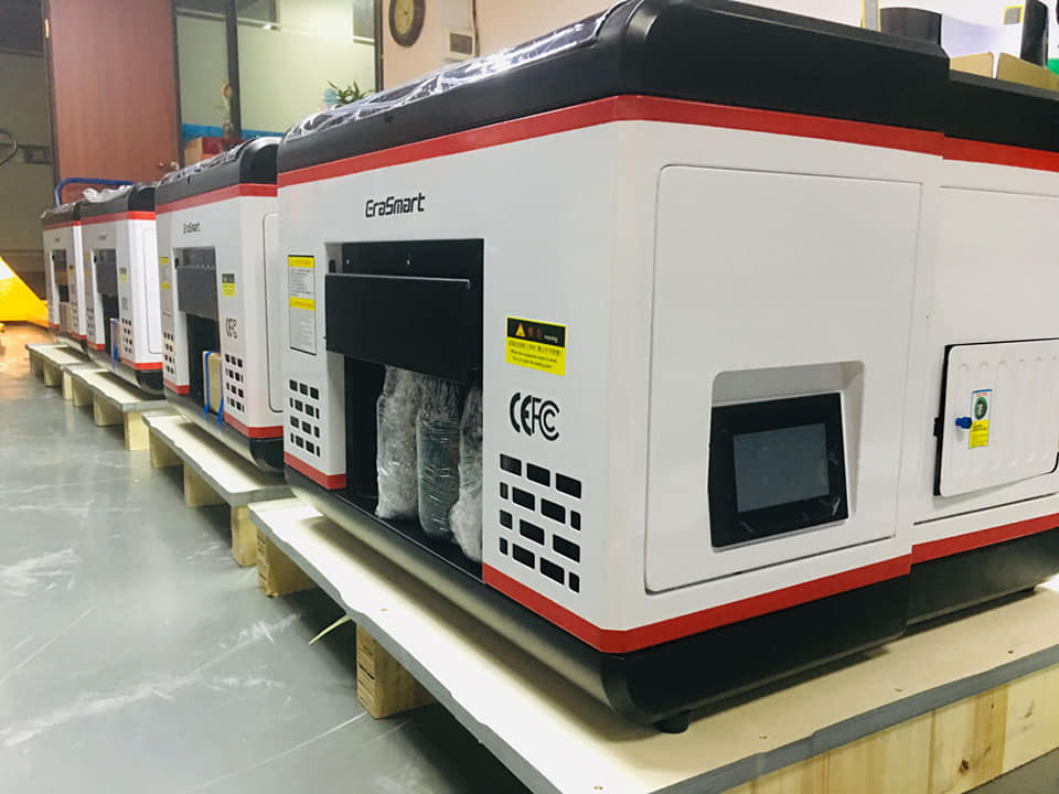 Erasmart A3 UV 1390 Dx5 Pouch Printing Focus Roll to Roll Printer Machine for Acrylic Crafts