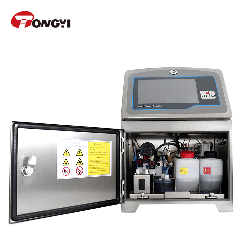 Best Inkjet Printing Machine Black/White Ink for Food/Day Printing/Barcode/Packing Line