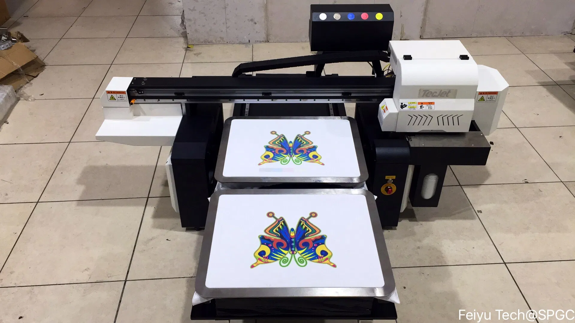 Tecjet Industrial Digital Textile Printer 6090 DTG Printing Machine