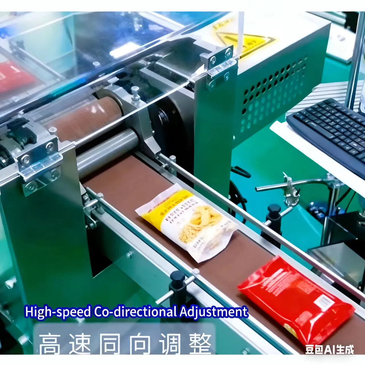 Automatic Intelligent Pouch Orientation System with Rapid and Accurate Inspection for Small Bags Front-Back Correction Operation Efficiency