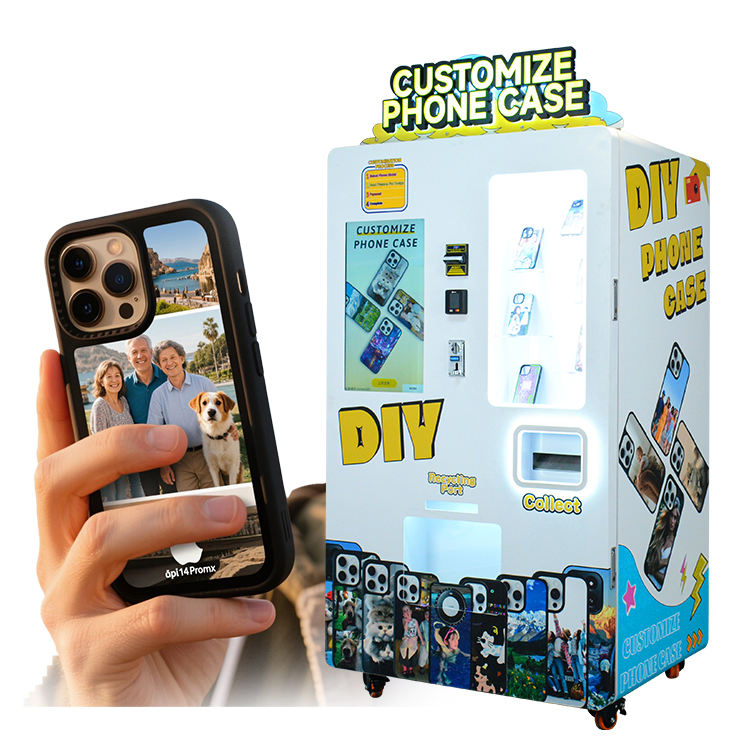 on-Demand Printing Phone Case Vending Machine for Custom Designs