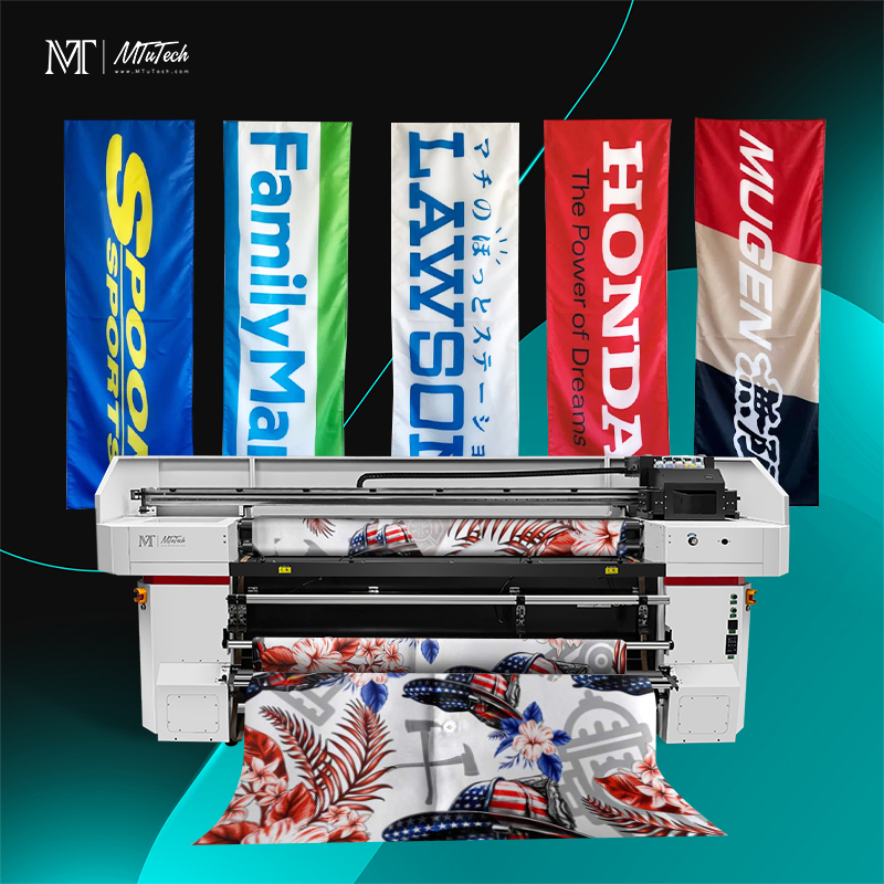 Mt Mtutech Industrial High Resolution Digital Fabric/Cotton/Silk Sublimation Textile Printing Machine