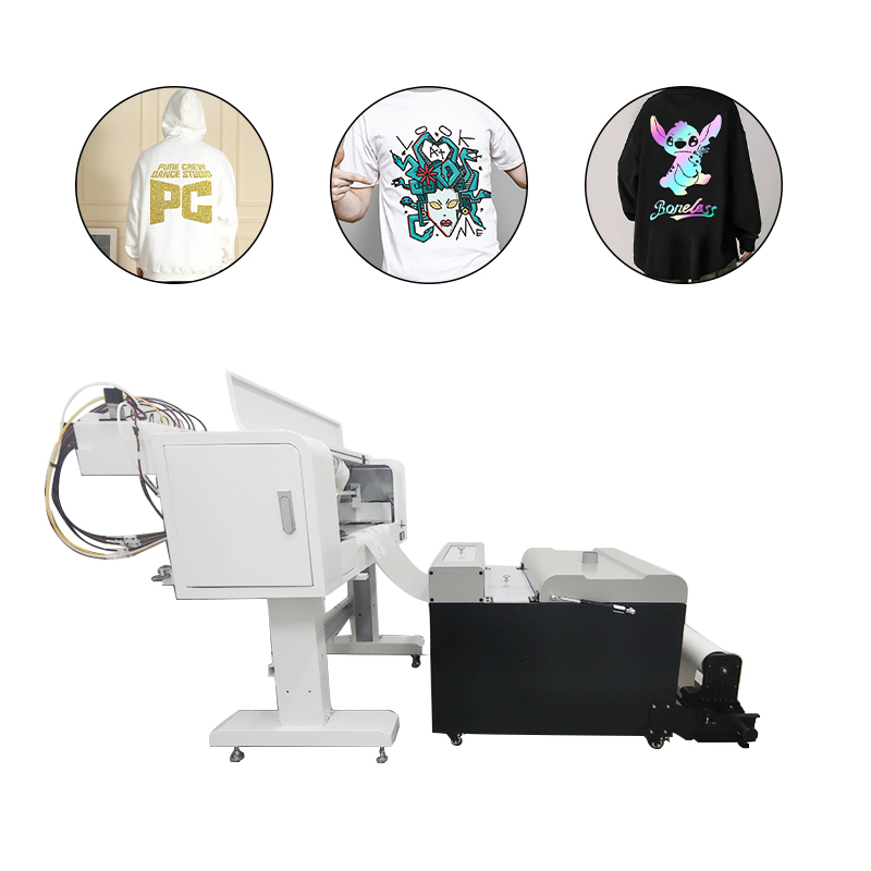 30cm Dtf Printing Machine with Power Shaker Heat Transfer for Fabric Canvas Garment Roll to Roll Digital Label Printing Machine