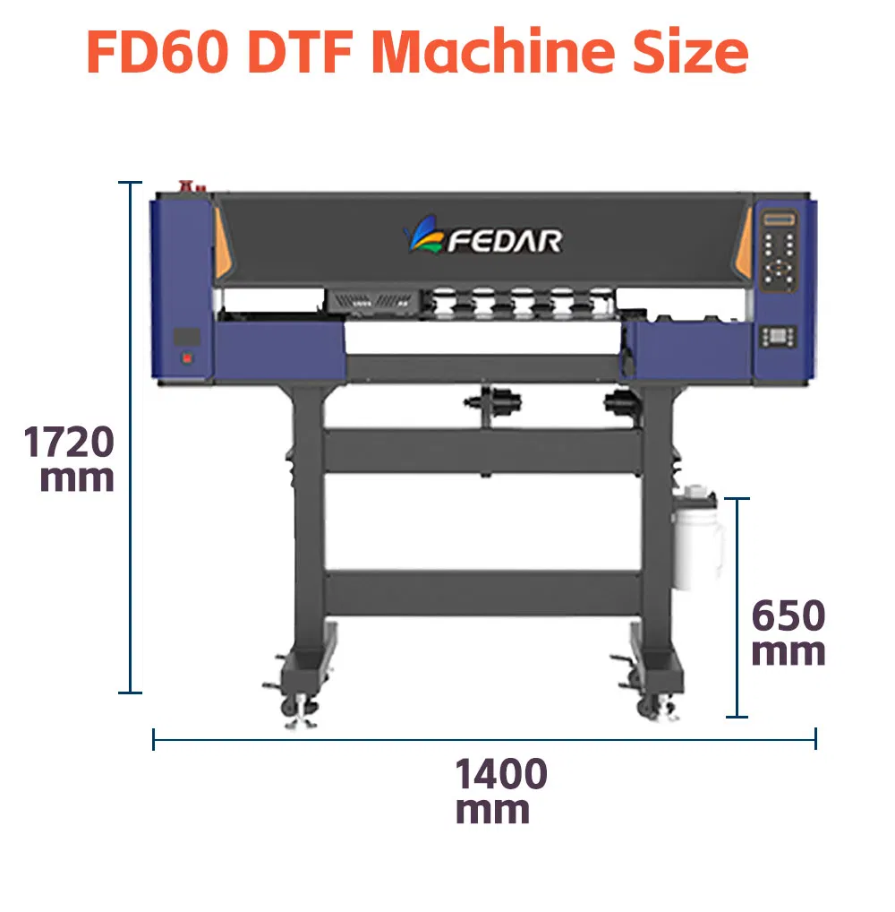 Best Price 2 Head Industrial Dtf Printer Fd60 - Cost-Effective Dtf Machine for Garment &amp; Textile Printing Business