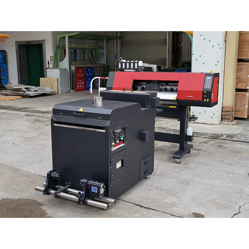 XP600 I3200 Dtf Heat Transfer Printer Printable 60cm Roll Pet Film Dtf Printing Machine for White Ink Printer and Powder Shaker