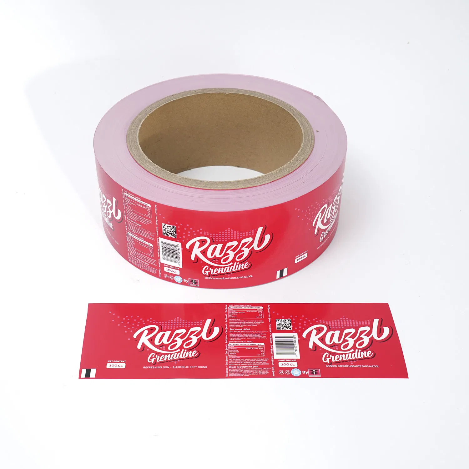 OPP BOPP Hot-Melt Glue Labels for Mineral Water Bottles