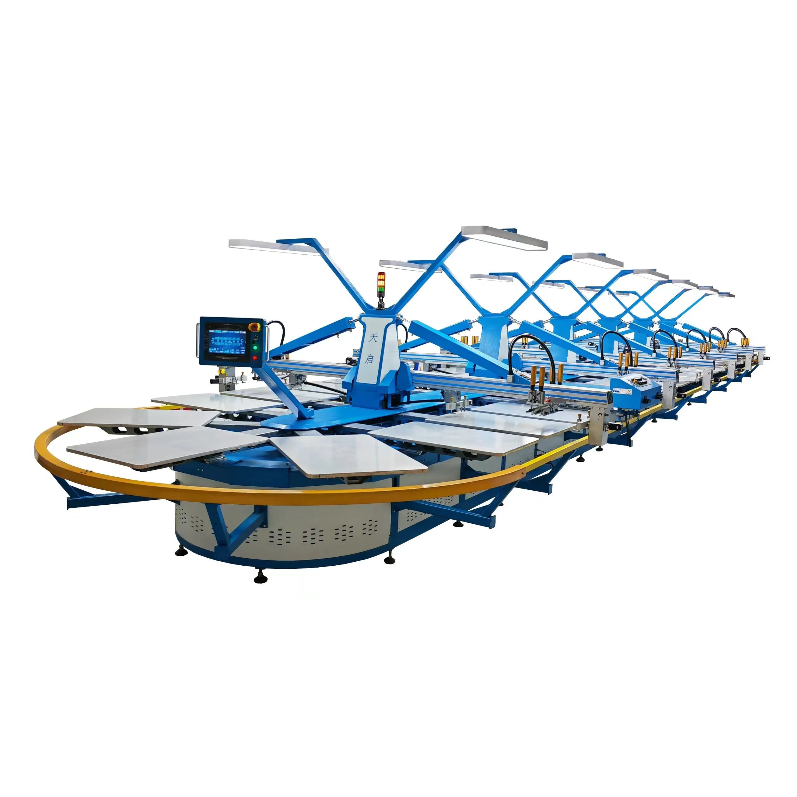 Q Series Automatic/Elliptical Printing Machine for Garment Printing