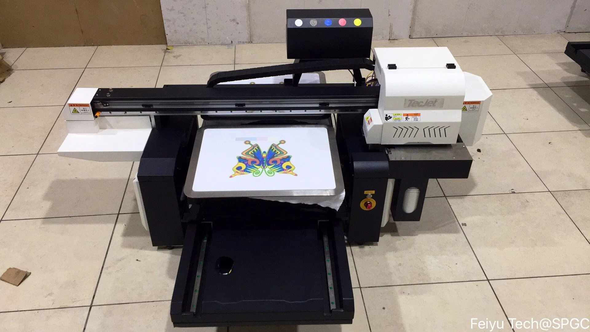 Tecjet Industrial Digital Textile Printer 6090 DTG Printing Machine