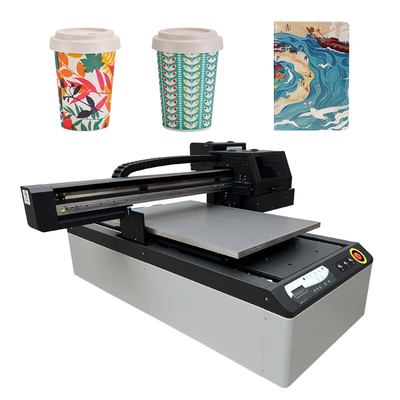 Flatbed UV Printer 6090 Size Printing Machine for Phone Case Bottles Various Promotional Items Printing