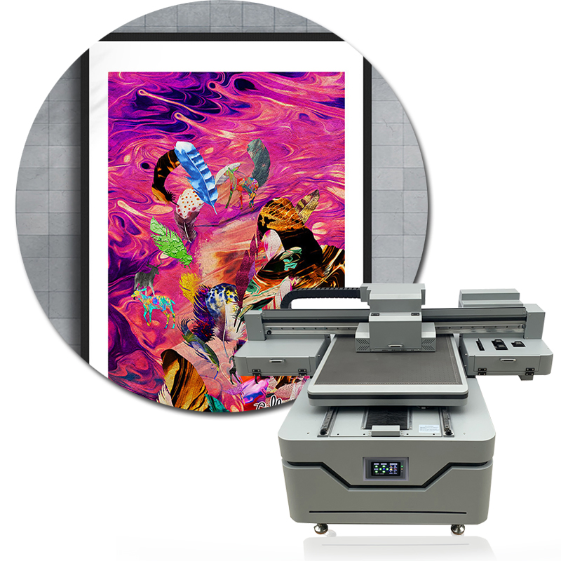 Wholesales 6090 UV Flatbed Printer LED Printing Machine with 1/2/3PCS Tx800 Print Head for Wooden Ceramic Glass Board Printing