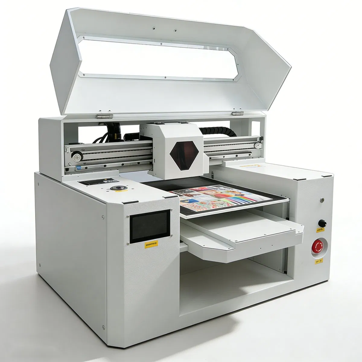 Jeke 2026 New 6090 4-Head High-Speed UV Dtf Hybrid Flatbed Cylinder Roll-to-Roll Printer for Acrylic/Wood/Metal 1.5-Year