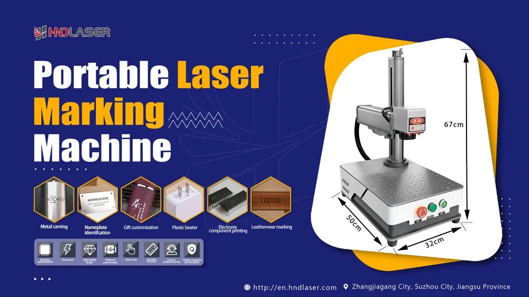 Split Portable Fiber Laser Marking Machine