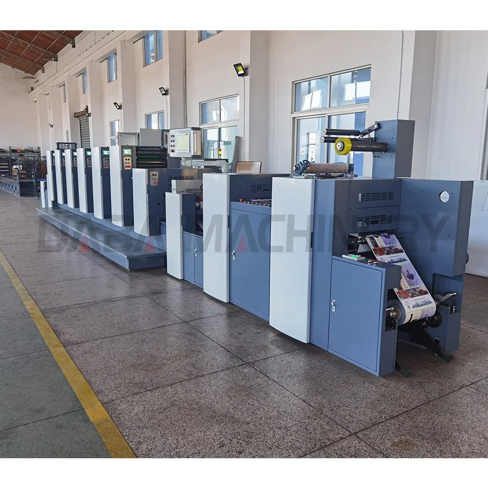 4 Colour Offset Printing Machines UV Paper Offset Label Printing Machine Roll to Roll