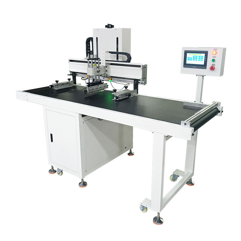 Plastic Bag Screen Printer with Conveyor Belt for Custom T-Shirt and Apparel Printing Single Color Printing Machine