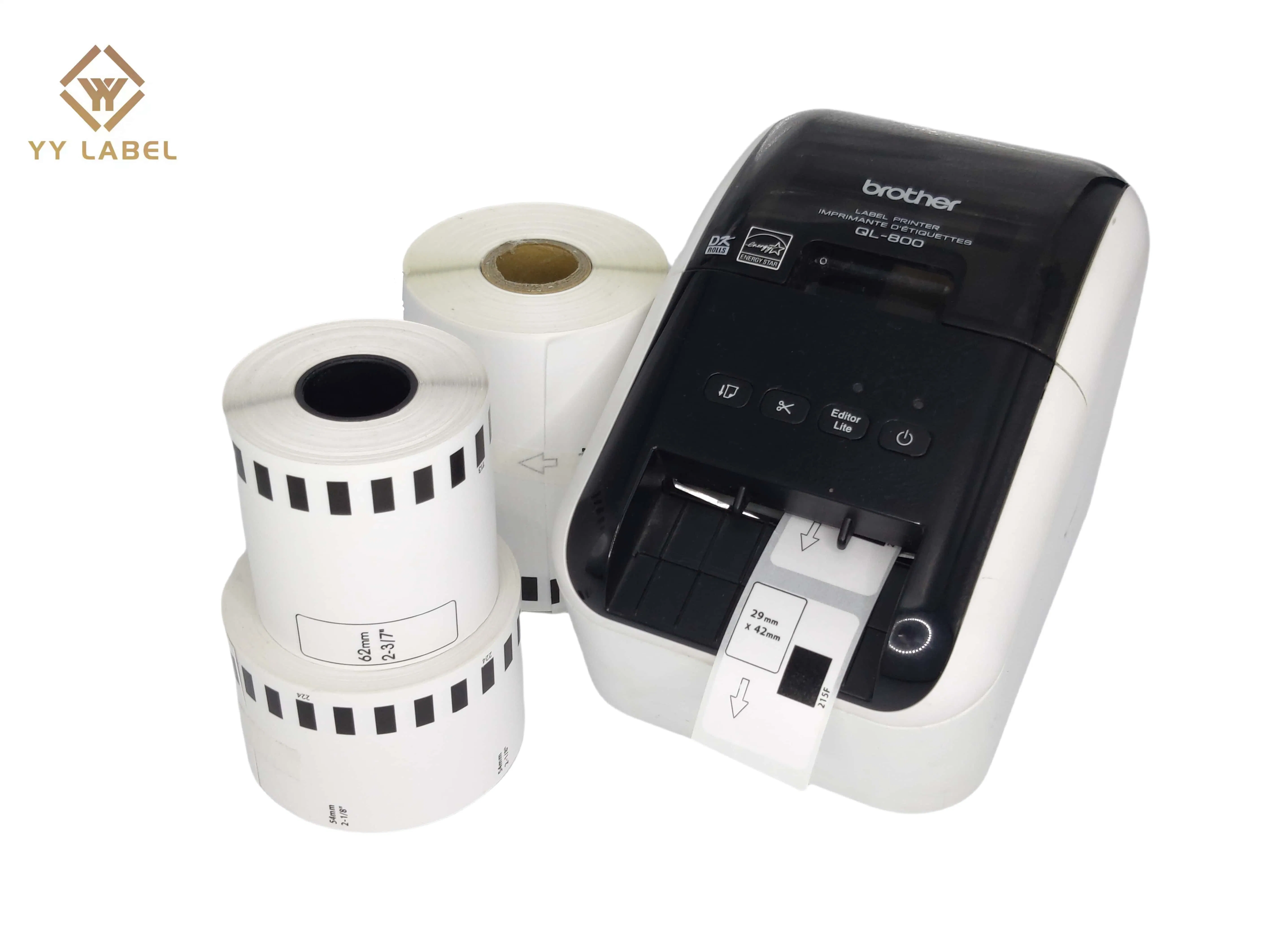 Compatible Replacement Continuous Dk-22205 Three-Proof Thermal Labels Roll for Brother Printer