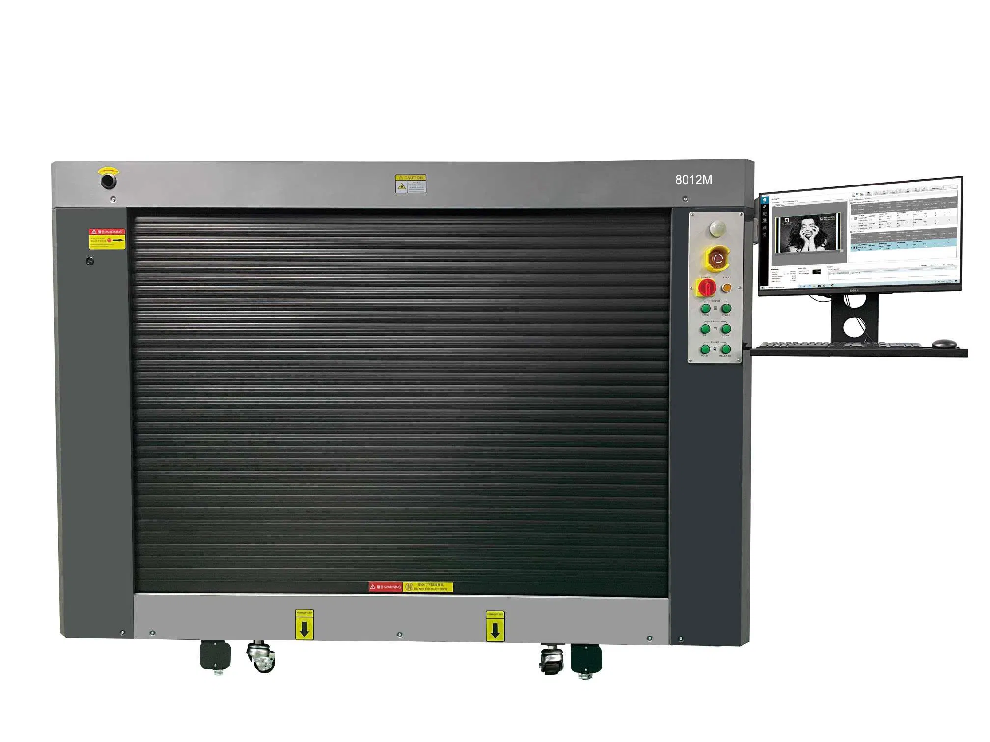 Textile PCB/Optoelectronic Glass Printing Exposure Film Free Vertical Laser Direct Imaging Exposure Unit