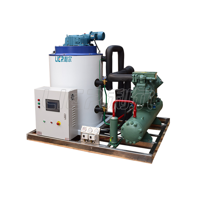 Supermarket Seafood Preservation 10t Commercial Flake Ice Systems