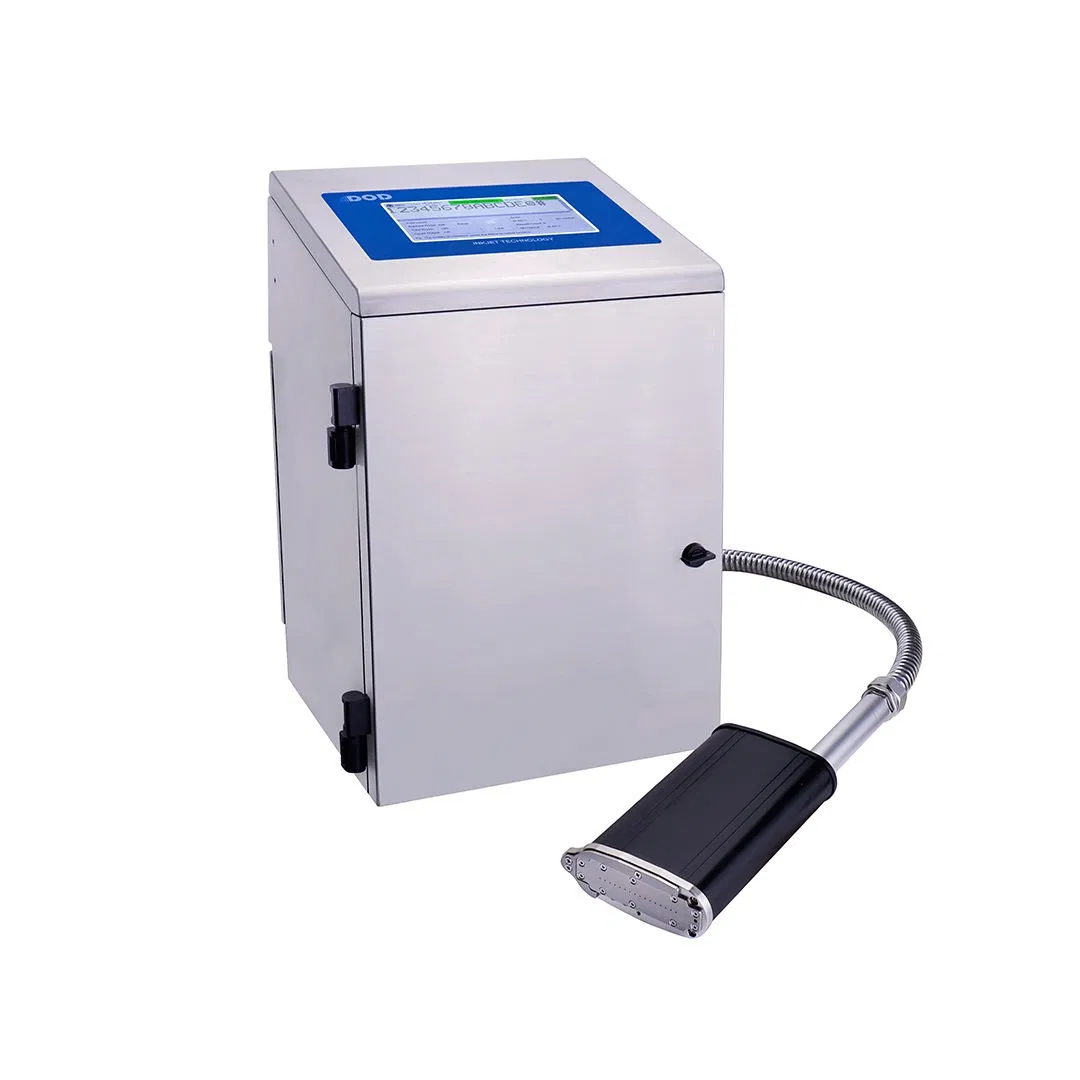 Docod Dod Drop-on-Demand Coding Inkjet Printer D100 Series Large Character Barcode Batch Date Printing Machine for Board Metal