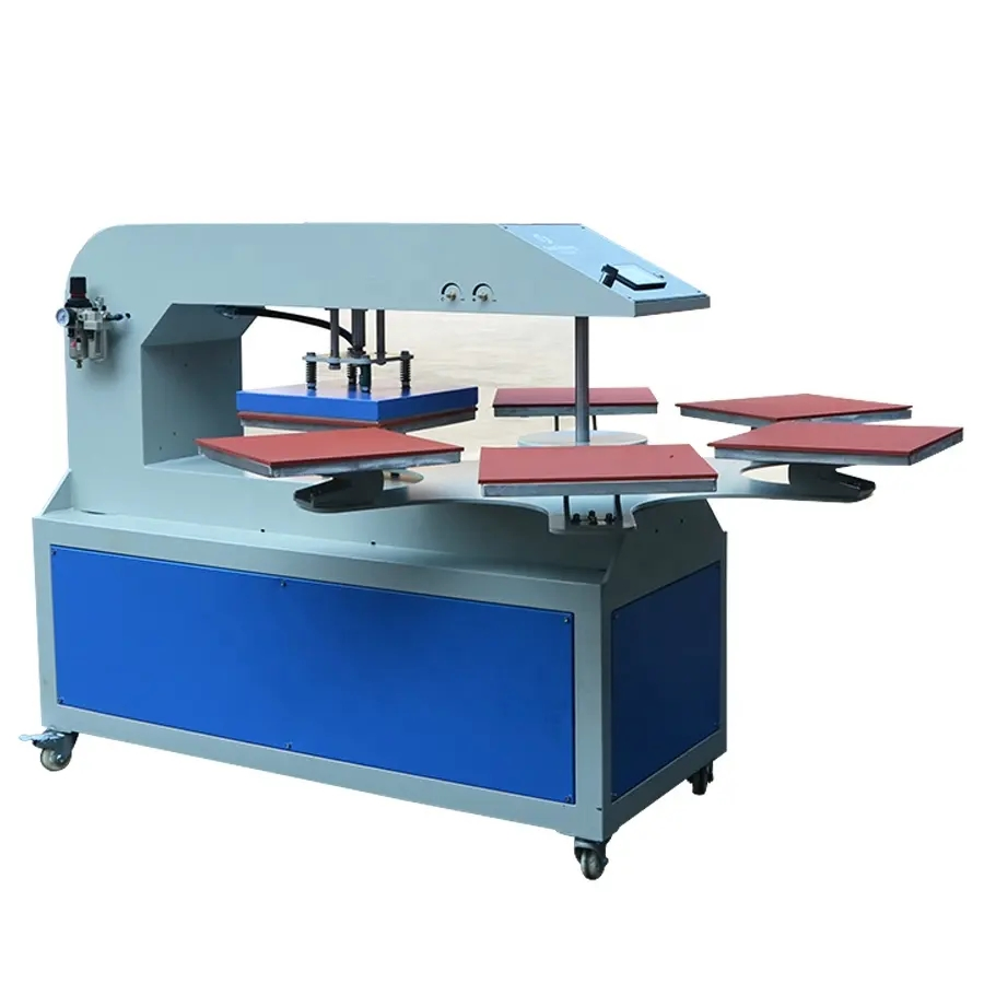 Industrial Rotary Heat Press Machine for Sublimation Paper Transfer on Fabric Roll Continuous Printing for Apparel and Home Textile