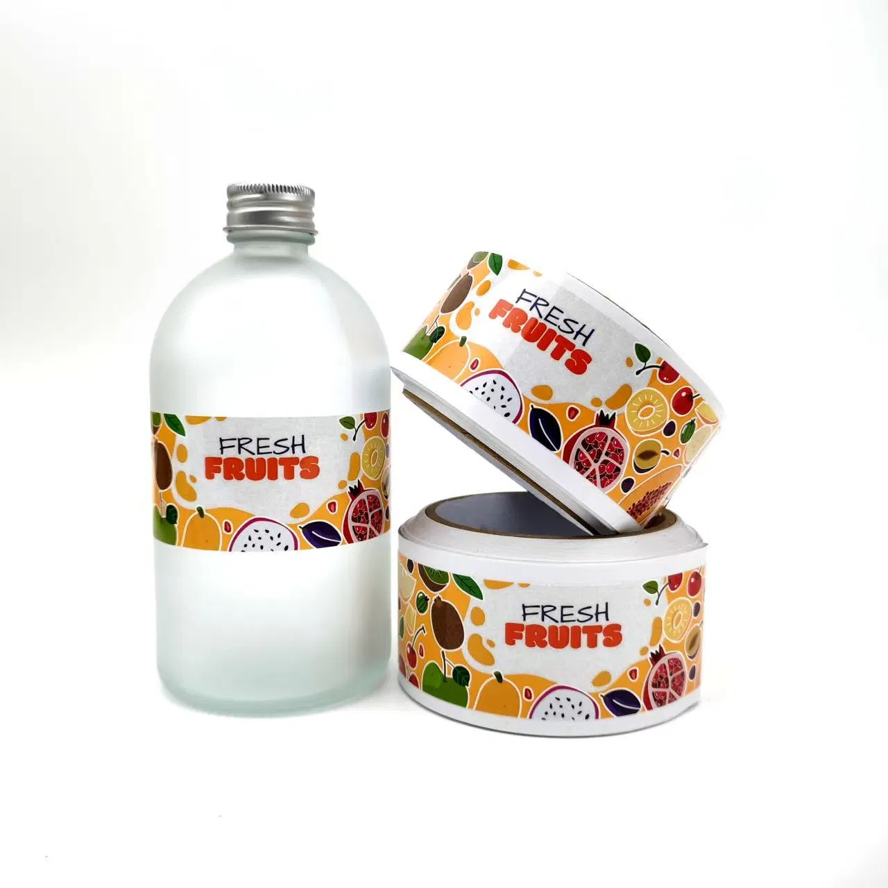 China Custom Logo Food Adhesive Digital Printing Label Stickers