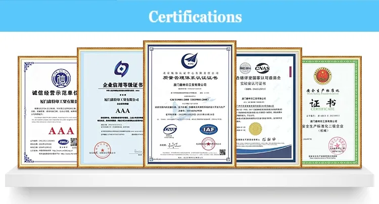 Certifications