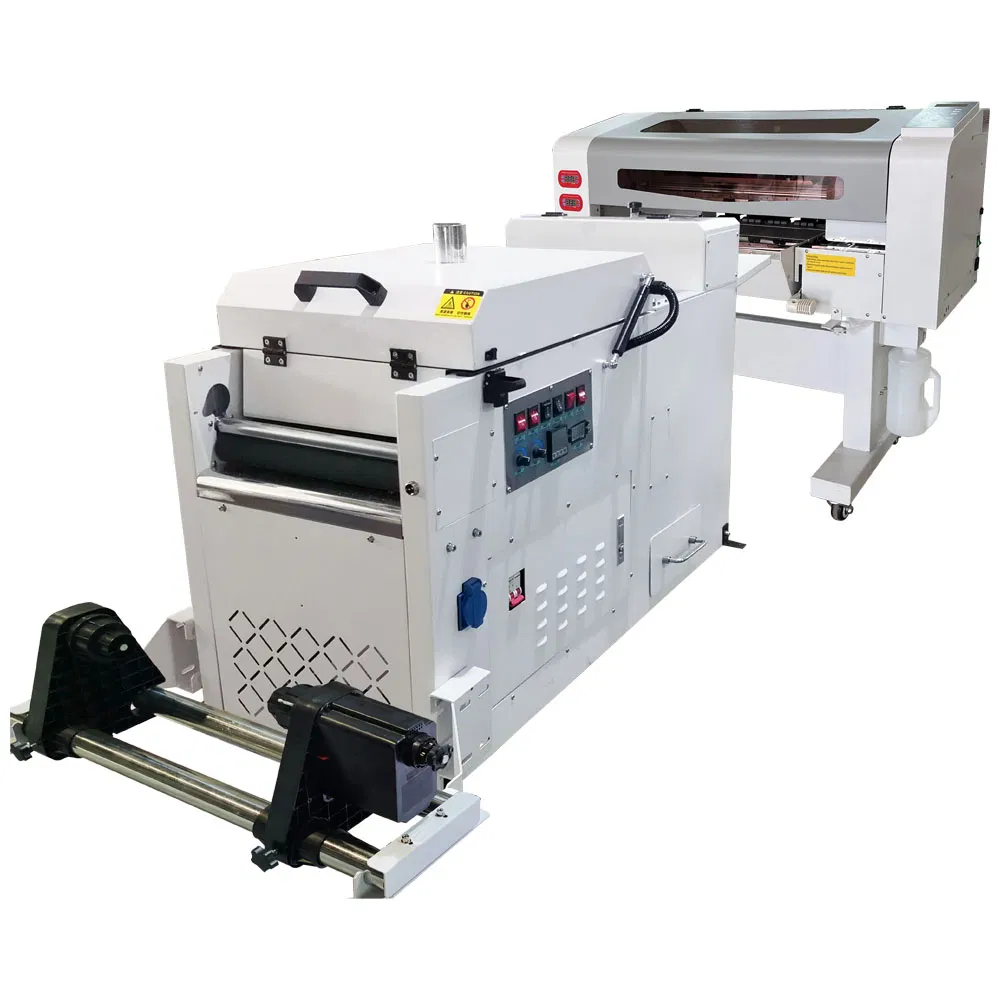 A3 Dtf Printer Dual Head I3200 Roll T-Shirt Printing Machine with Power Shaker Oven Automatic New Condition Pigment Ink