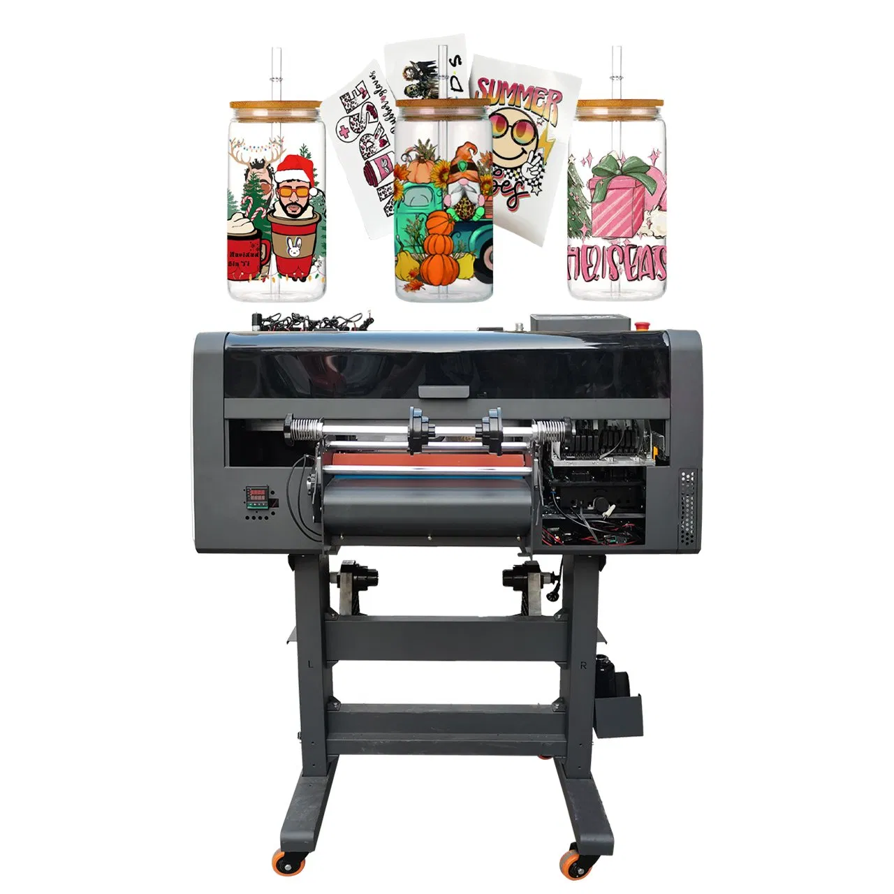 Hot-Selling Property All in One A3 30cm XP600 Size UV Sticker Pet Film Transfer Printing Machine with Laminating UV Dtf Printer Roll to Roll