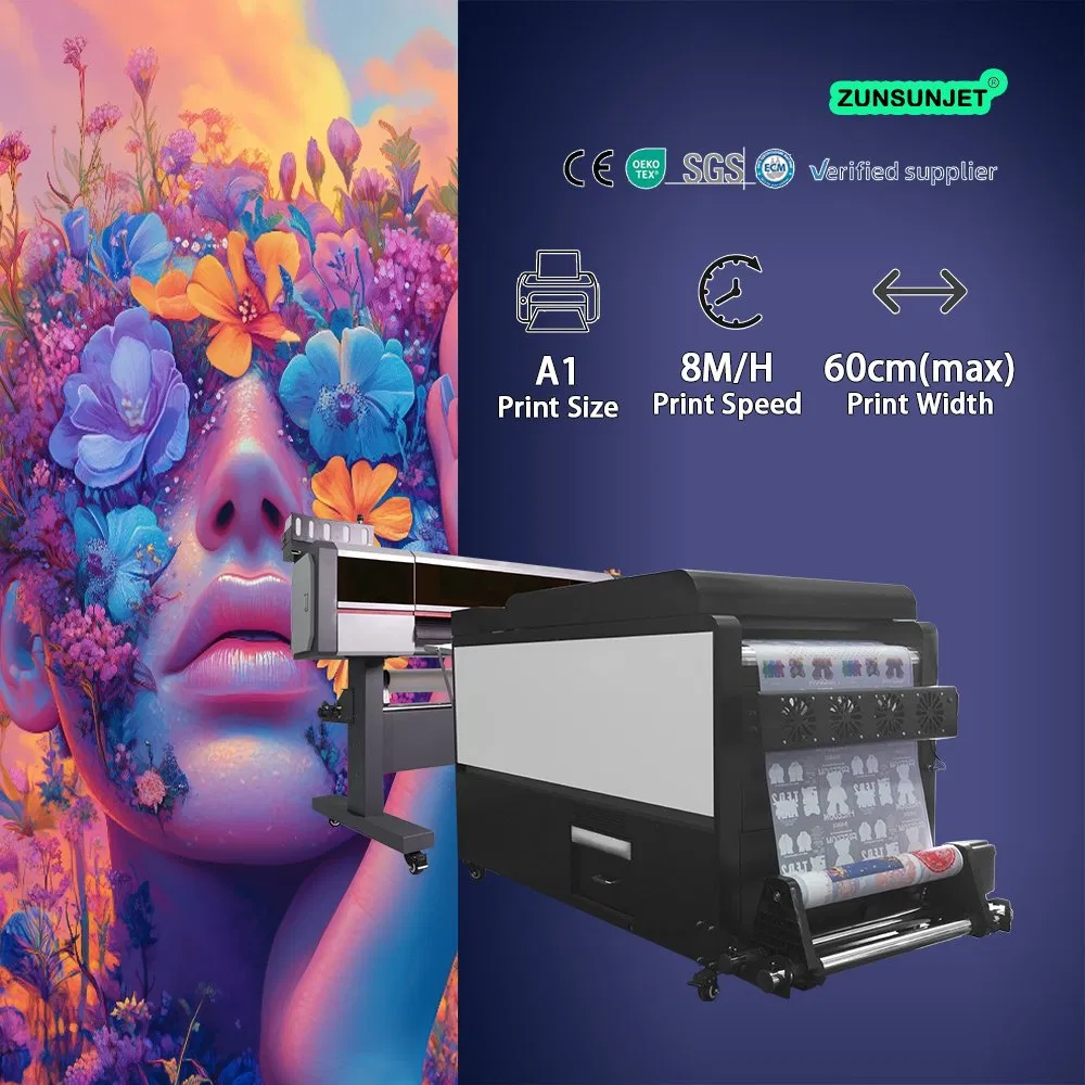 Machine D'impression D'imprimante Dtf Impresora 60cm 4 Cabezales Dtf Fabric Printing Machine for Small Business