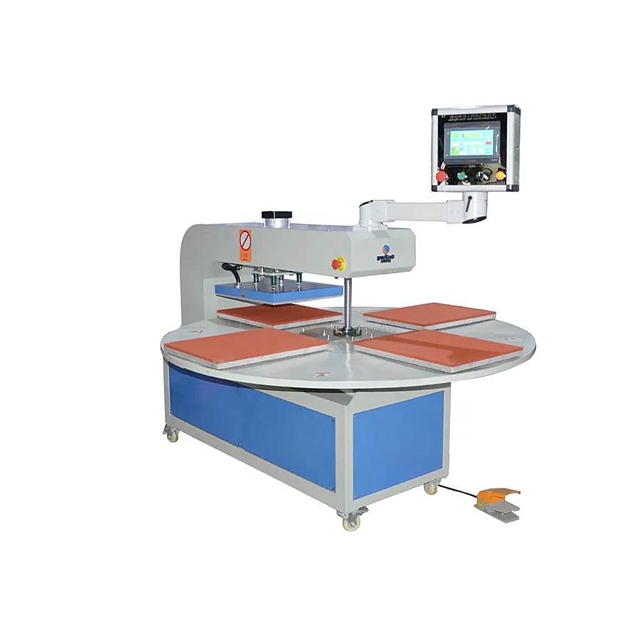 Industrial Rotary Heat Press Machine for Sublimation Paper Transfer on Fabric Roll Continuous Printing for Apparel and Home Textile