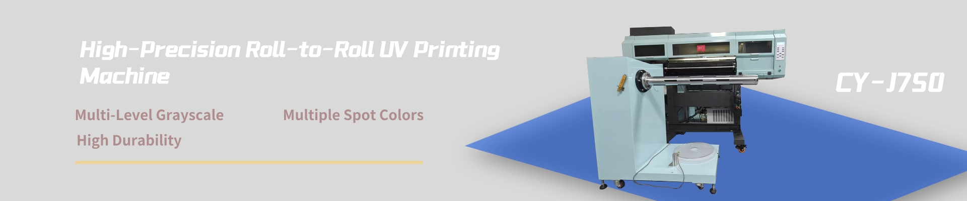 Cy-J750s High-Speed and Roll to Roll UV Digital Printing Machine for Food Packaging, Gift Boxes, and Home Appliance