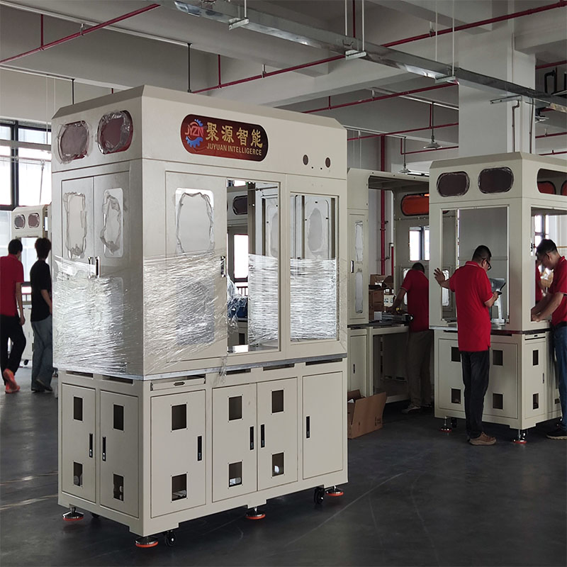 High Speed Dual Station Visual Hot Pressing Adhesive System