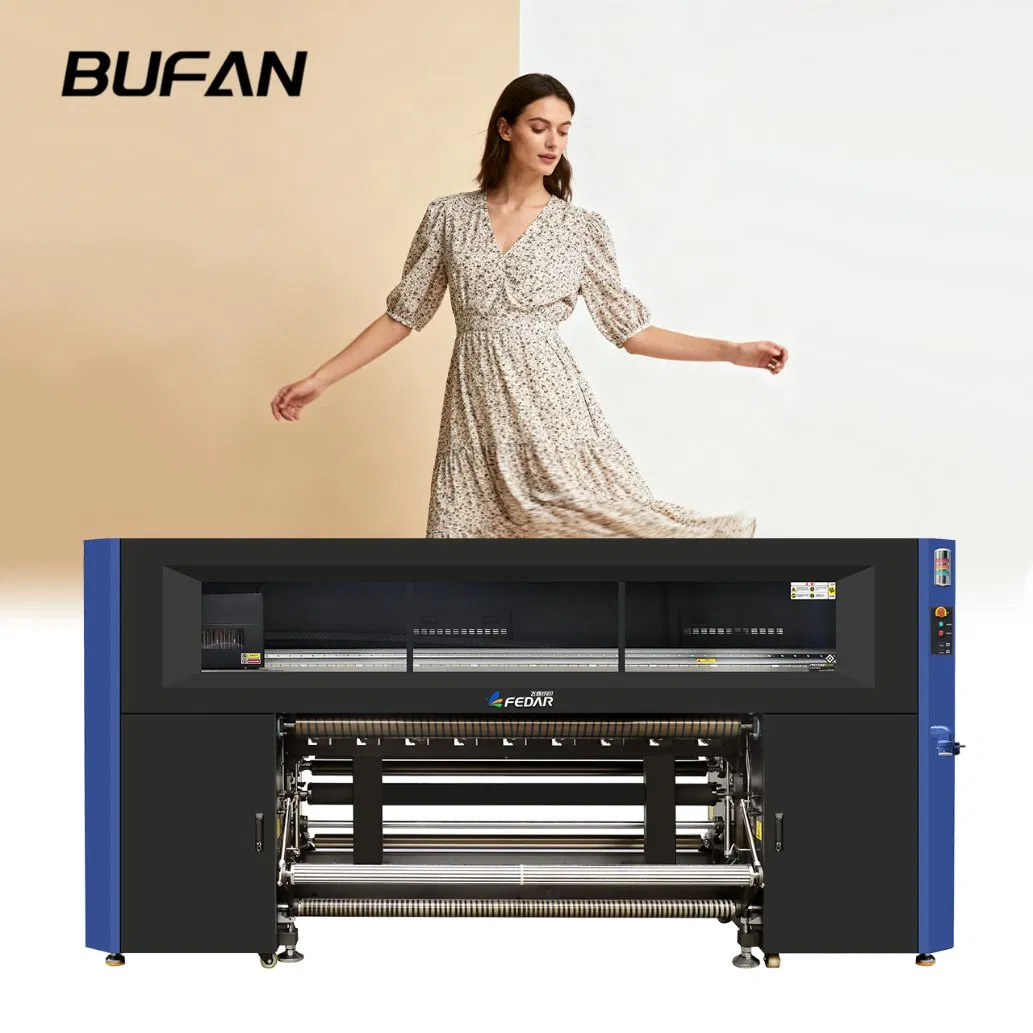 Professional 24-Head Epson I3200 Sublimation Printing Machine 1.9m Wide for Apparel and Home Fabrics