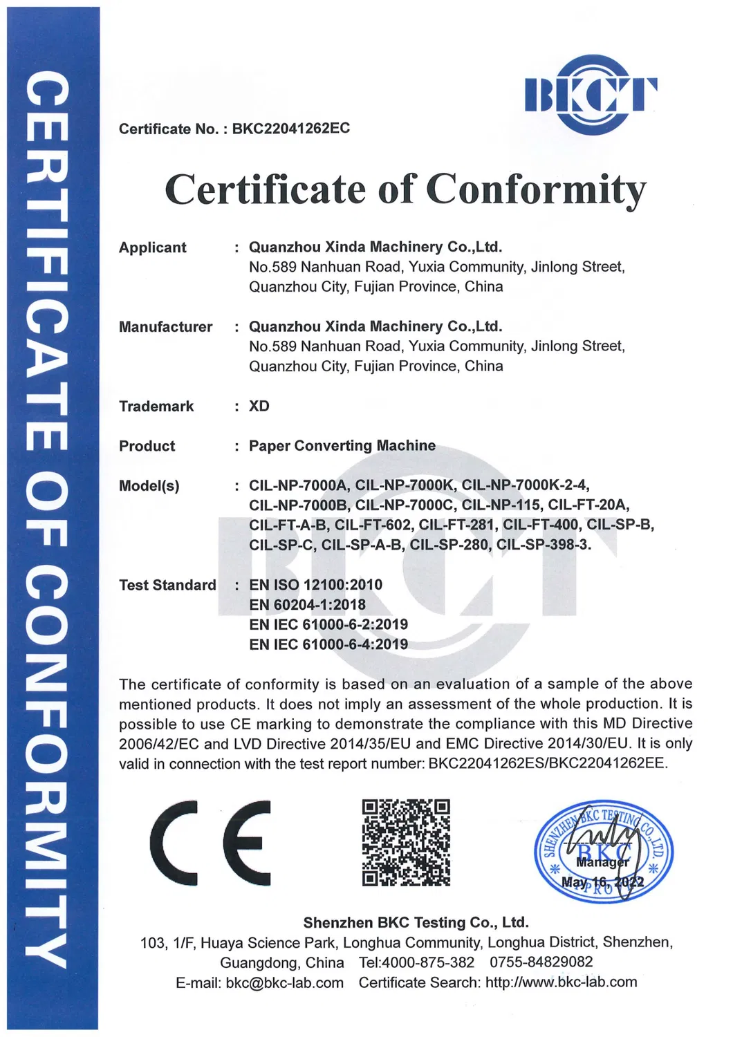 CE Certification